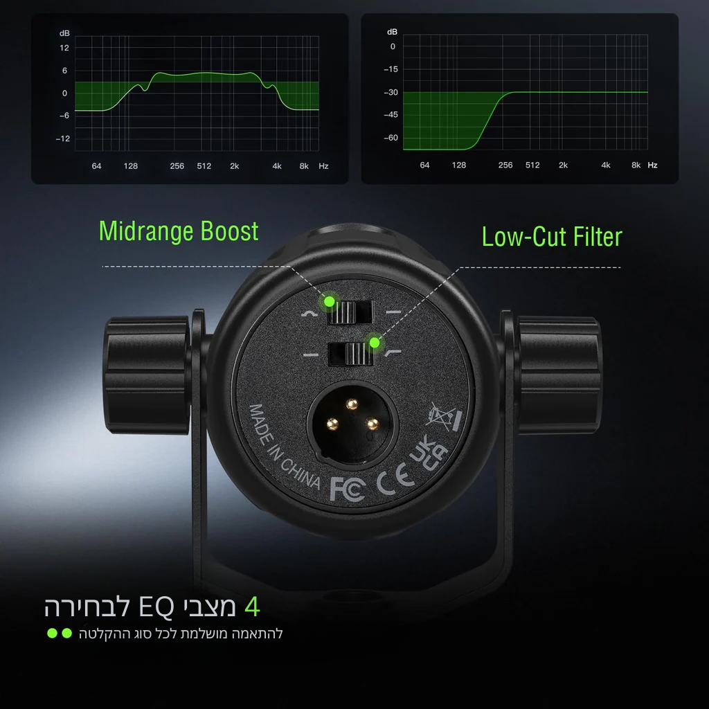 מיקרופון קונדנסר FIFINE AmpliTank Tank1