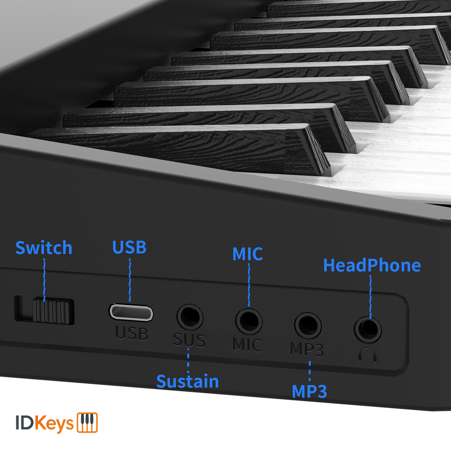 פסנתר חשמלי מתקפל נייד BX18 IDKeys