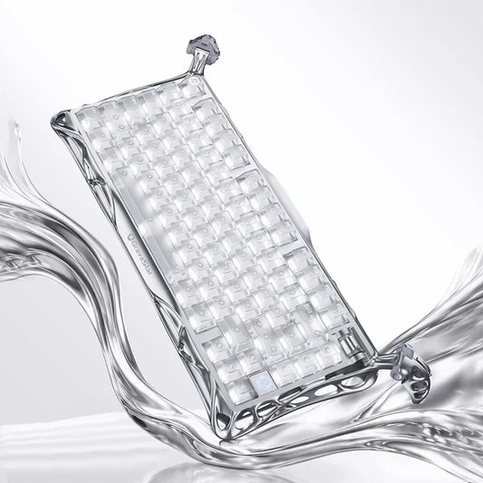 מקלדת גיימינג Gravastar Mercury K1 Pro - Ghost Silver
