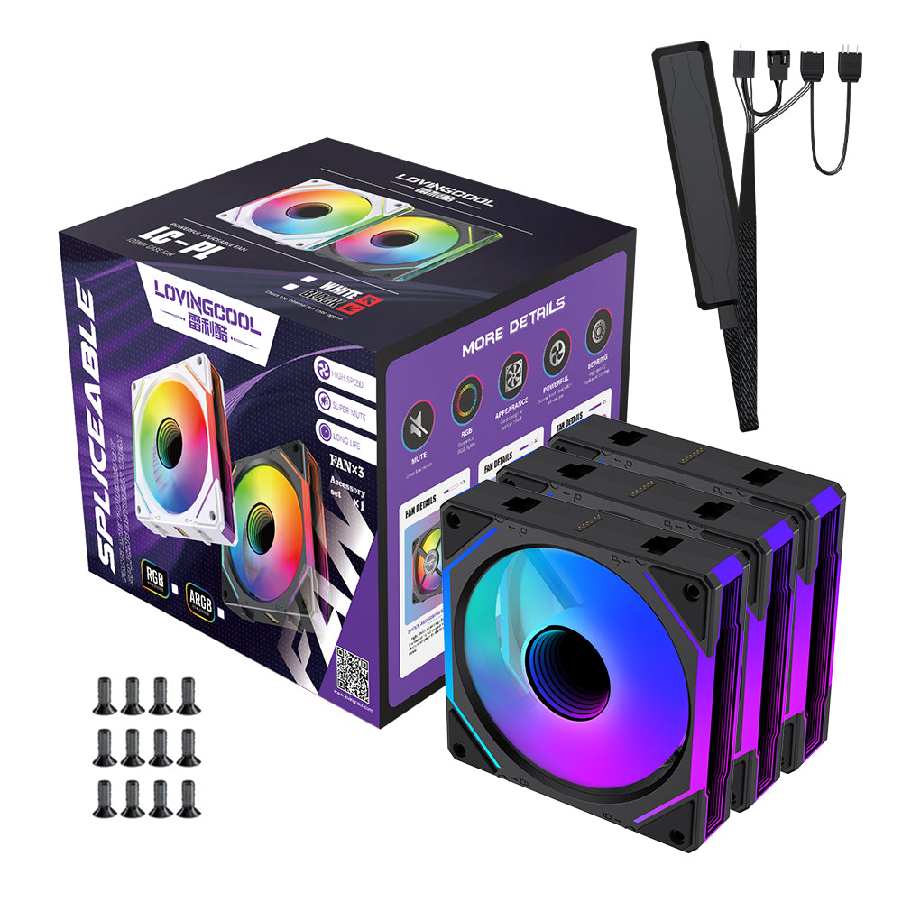 סט 3 מאווררים למארז Lovingcool PL-1200