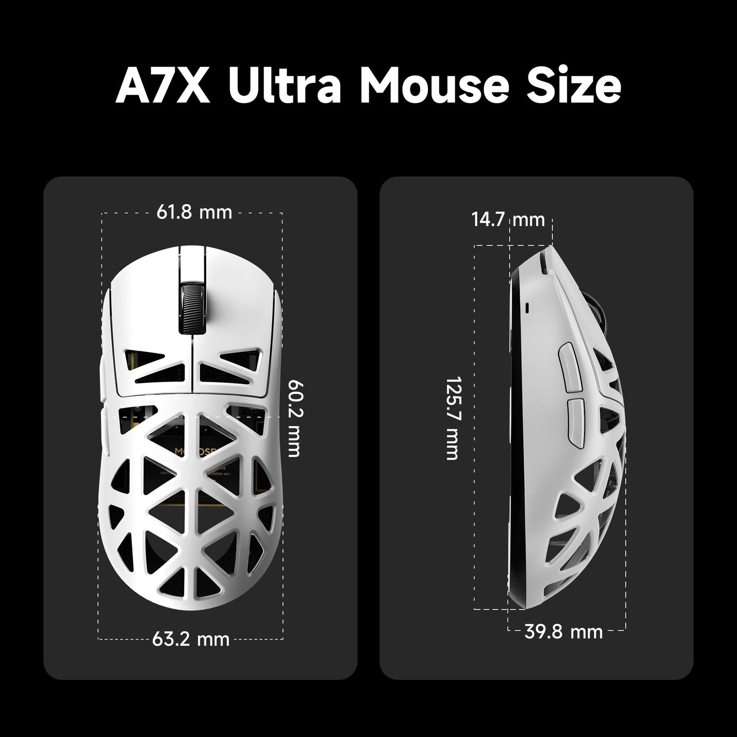 עכבר גיימינג MCHOSE A7X Ultra