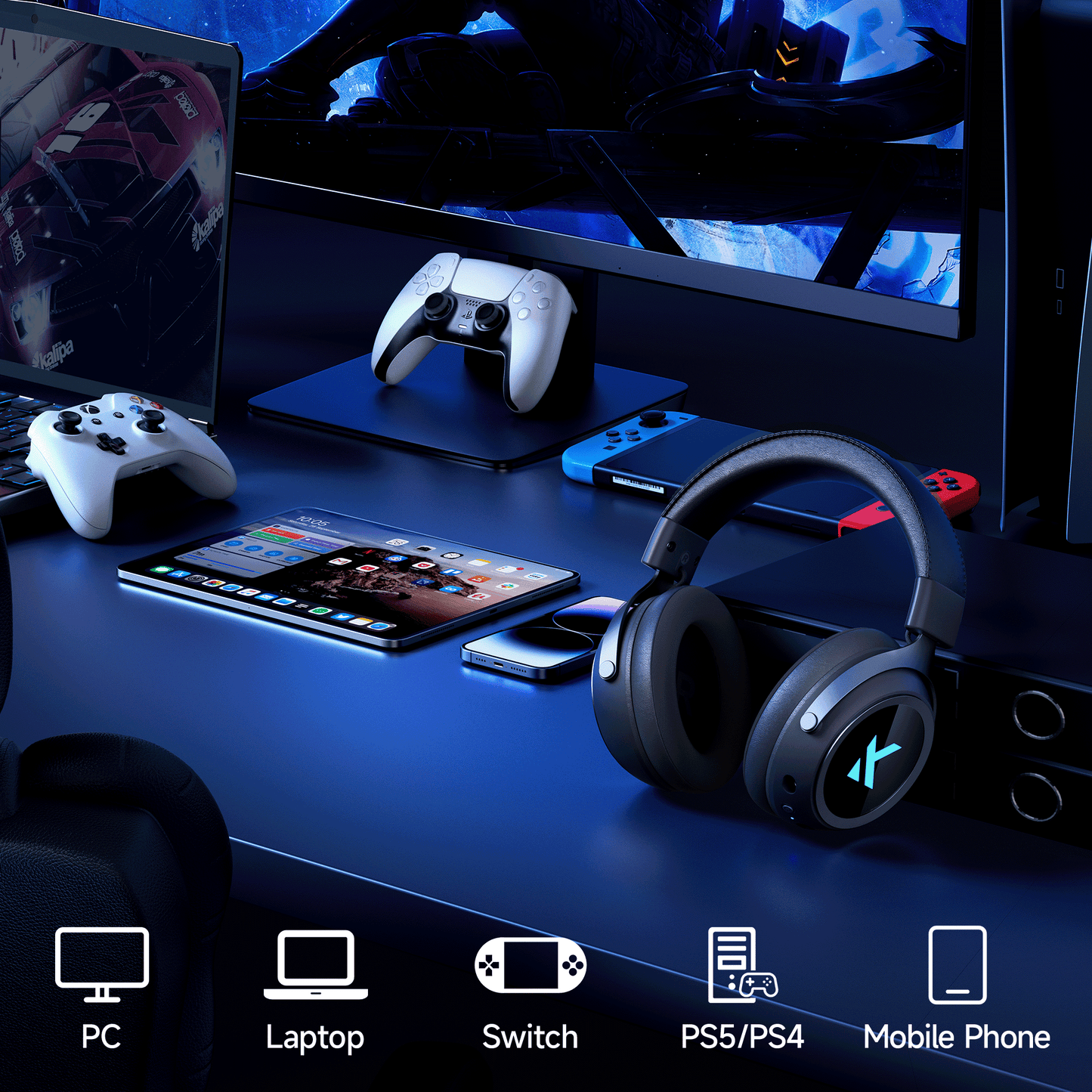 אוזניות גיימינג MCHOSE X9 Wireless