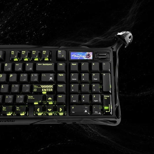 מקלדת גיימינג Gravastar Mercury K98 Pro - Phantom Black