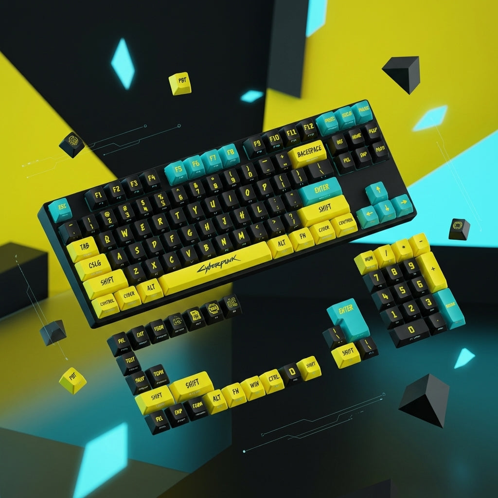 סט מקשים keycaps Cyberpunk
