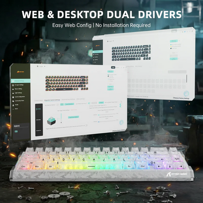 מקלדת גיימינג ATTACK SHARK R68 HE