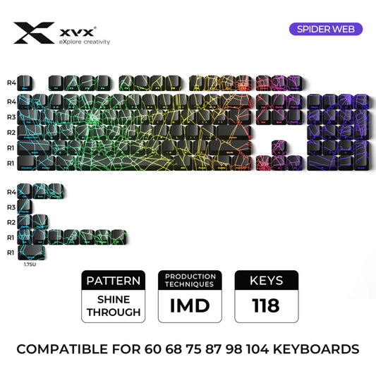 סט מקשים XVX IMD Spider Web