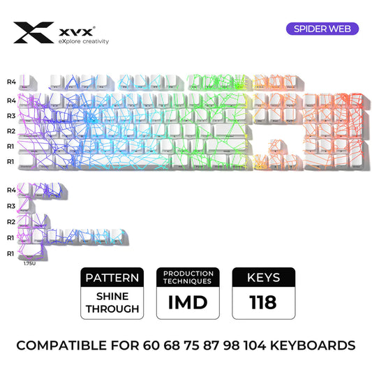 סט מקשים XVX IMD Spider Web
