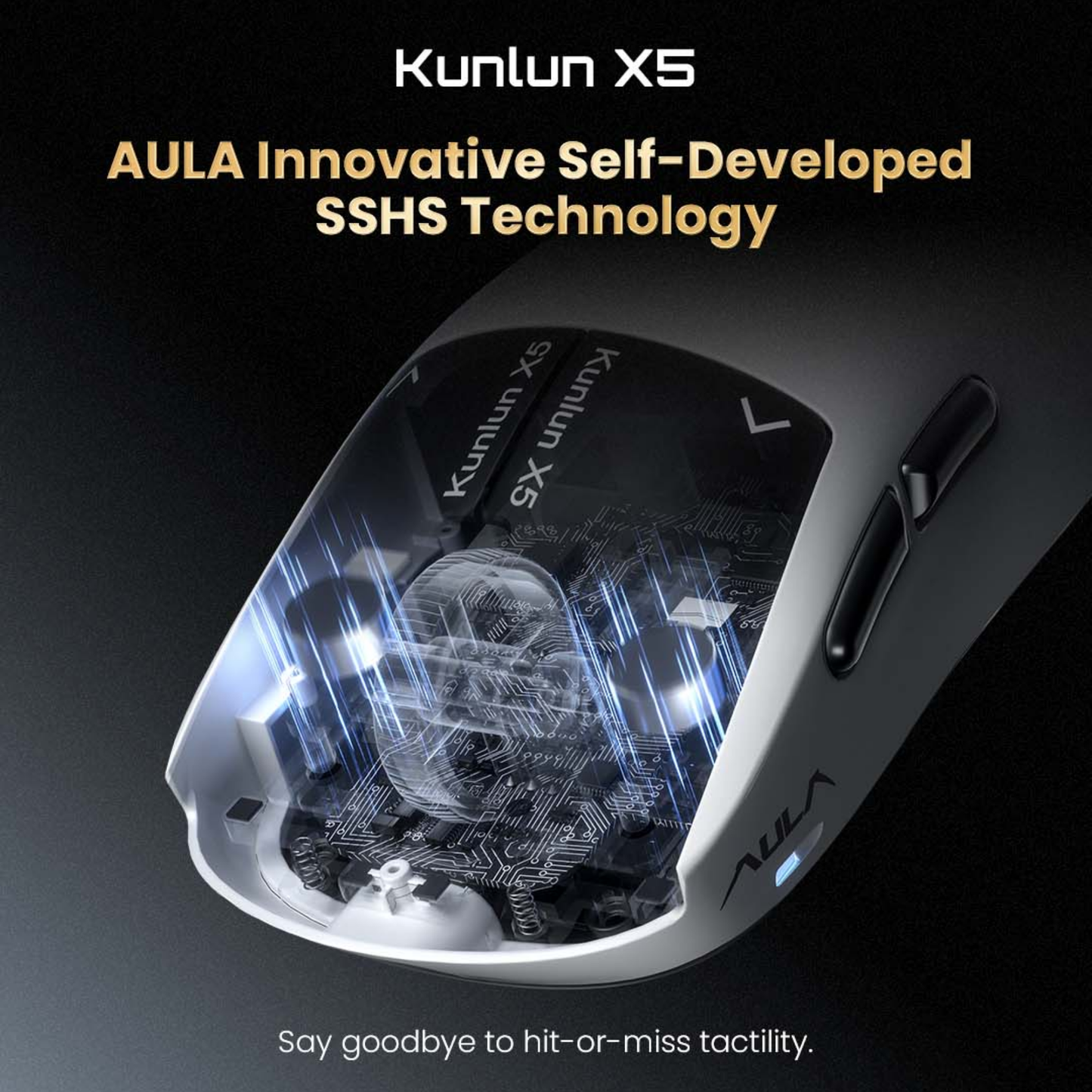 עכבר גיימינג מגנטי AULA KUNLUN X5