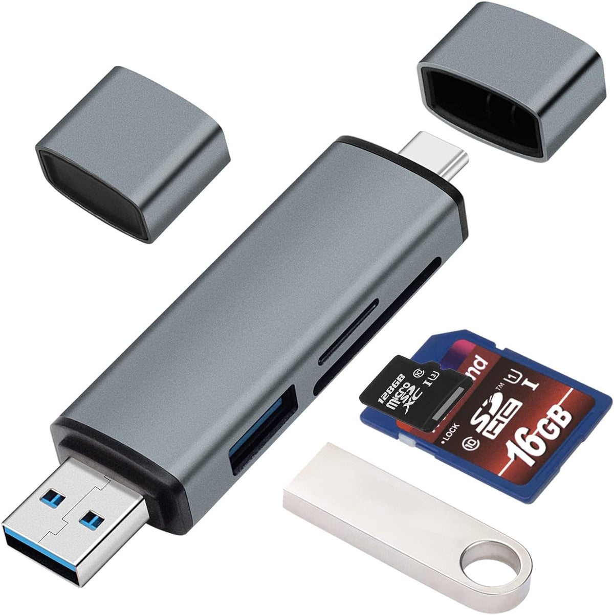 קורא כרטיסי זיכרון SD ו-Micro SD בחיבור USB-A / USB-C