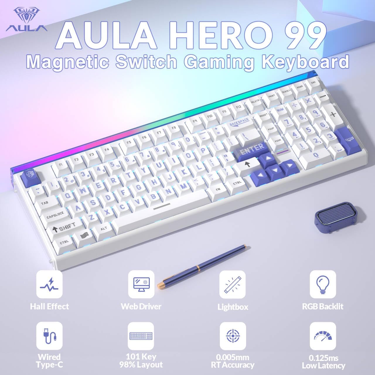 מקלדת גיימינג AULA HERO99