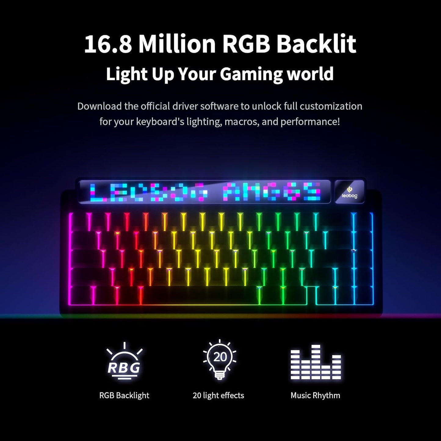 מקלדת גיימינג AULA X LEOBOG AMG65