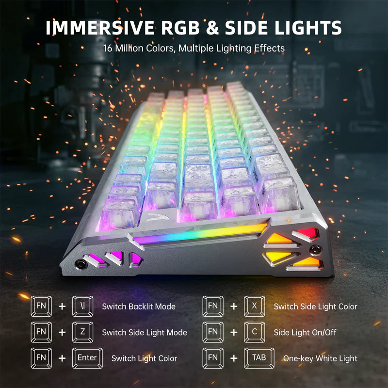 מקלדת גיימינג ATTACK SHARK R68 HE