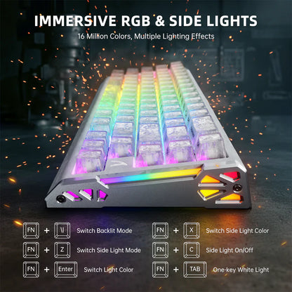 מקלדת גיימינג ATTACK SHARK R68 HE