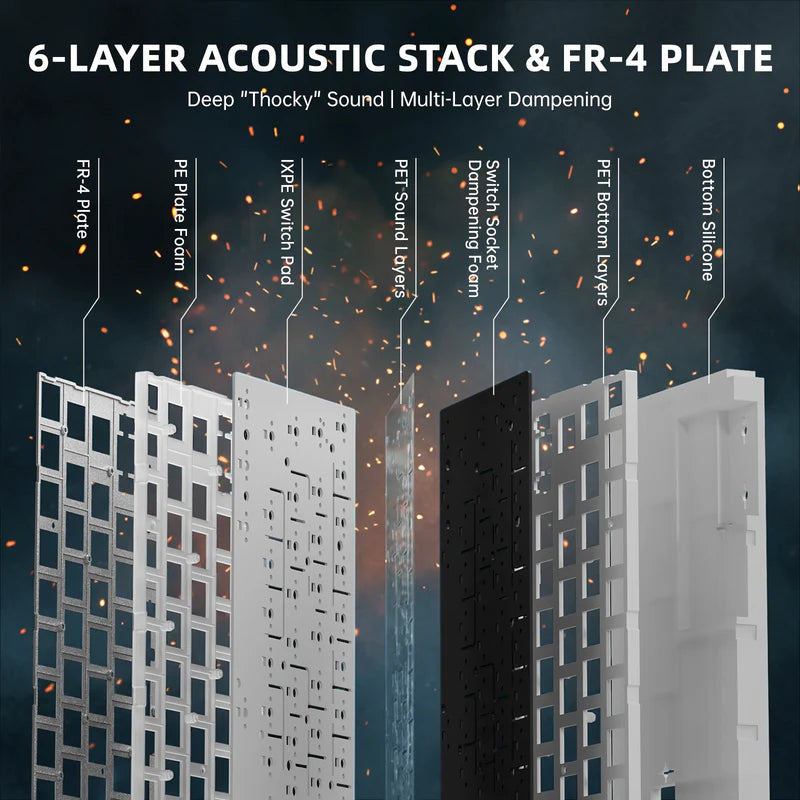 מקלדת גיימינג ATTACK SHARK R68 HE