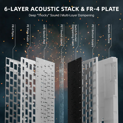 מקלדת גיימינג ATTACK SHARK R68 HE