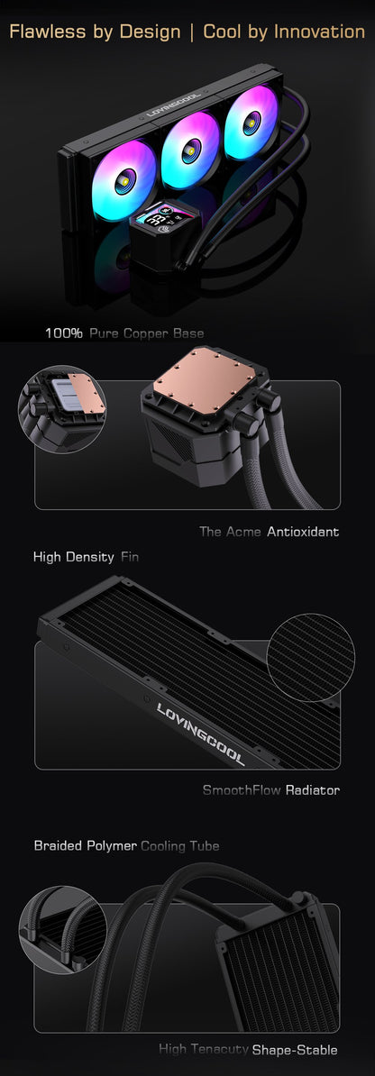 קירור נוזלי למעבד Lovingcool AK240-03