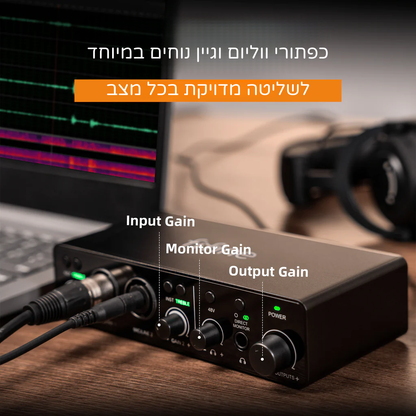 כרטיס קול FIFINE AmpliTank Ampli3