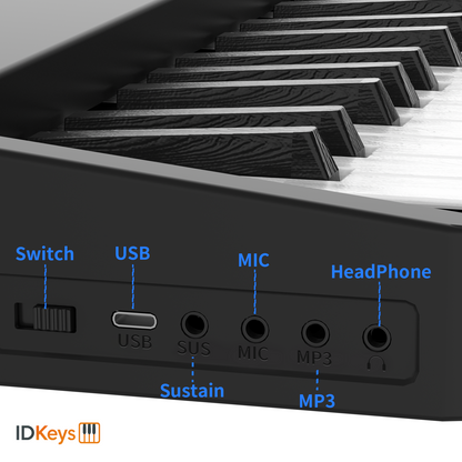 פסנתר חשמלי מתקפל נייד BX18 IDKeys