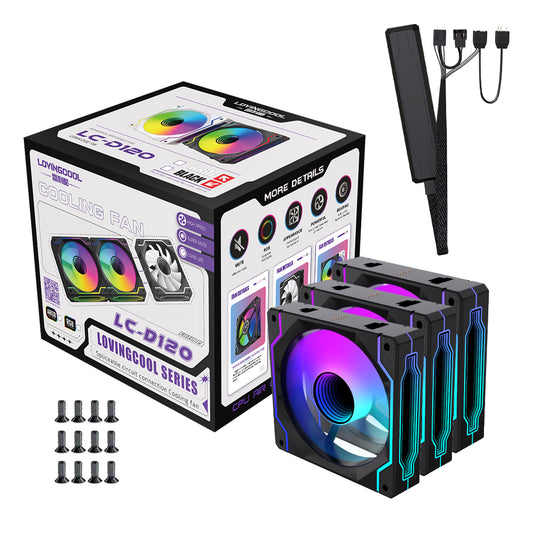 סט 3 מאווררים למארז Lovingcool LC-D1200