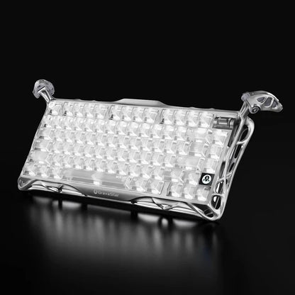 מקלדת גיימינג Gravastar Mercury K1 Pro - Ghost Silver