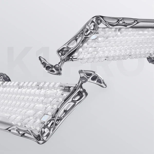 מקלדת גיימינג Gravastar Mercury K1 Pro - Ghost Silver