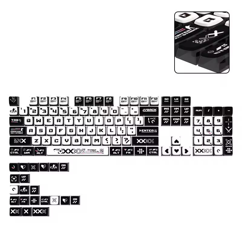 סט מקשים keycaps CS2 Printstream