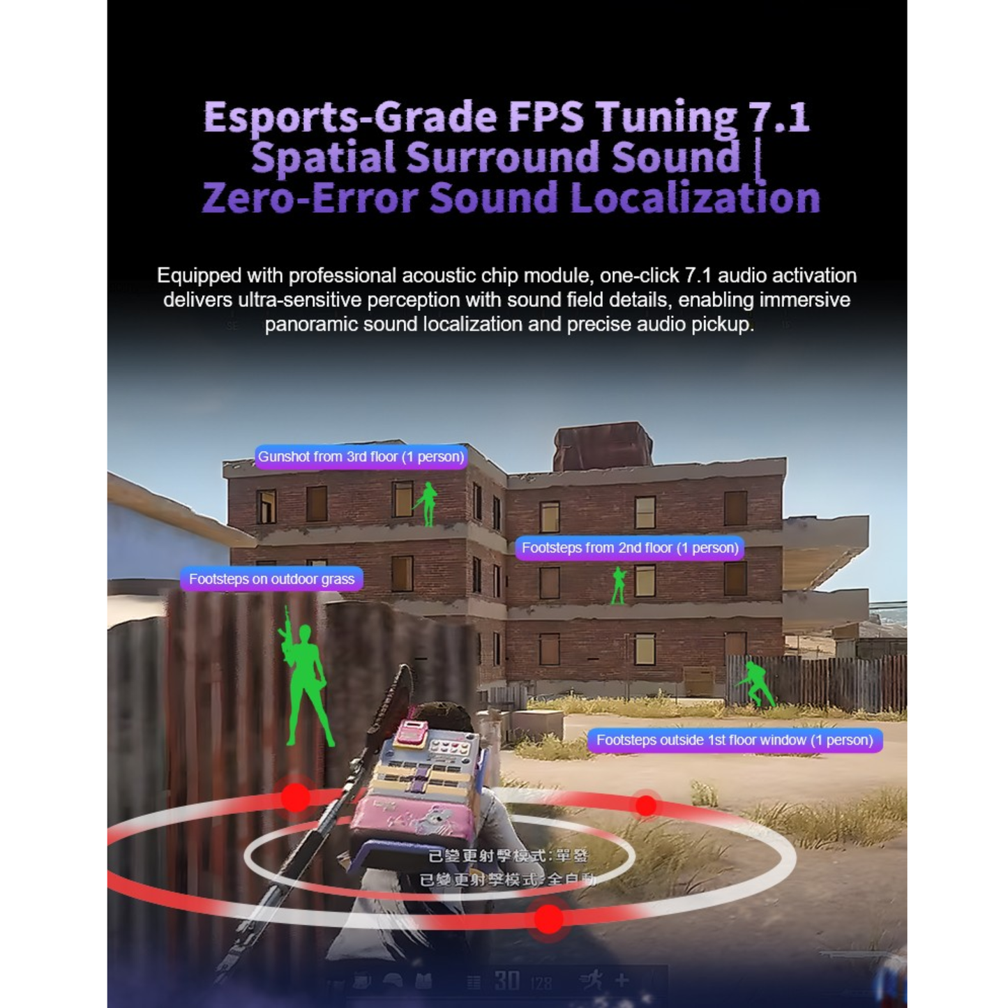 אוזניות גיימינג AULA G7