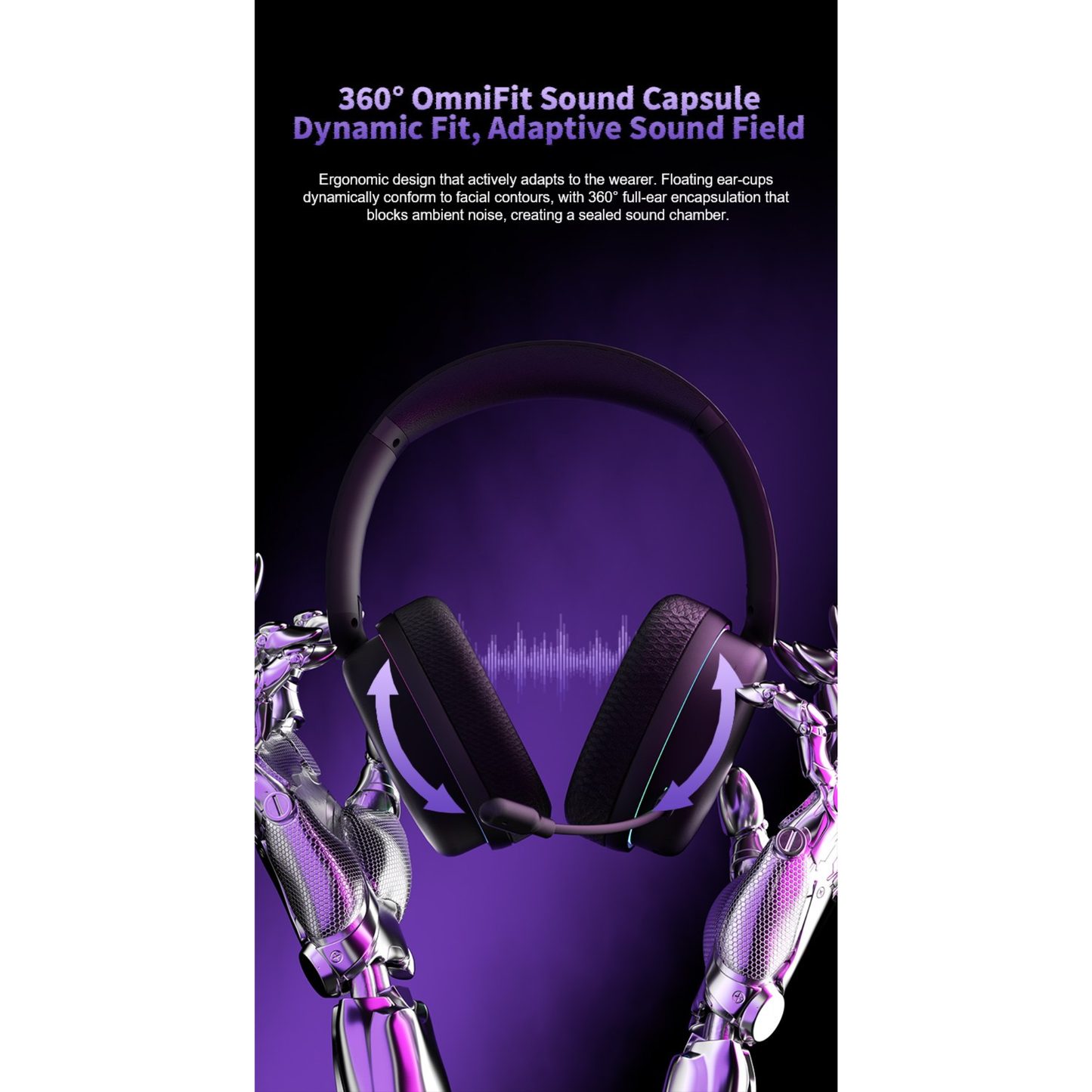 אוזניות גיימינג AULA G7