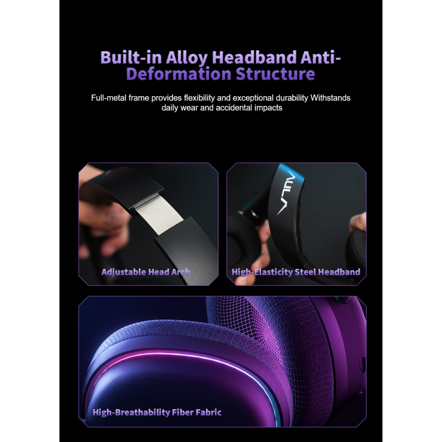 אוזניות גיימינג AULA G7