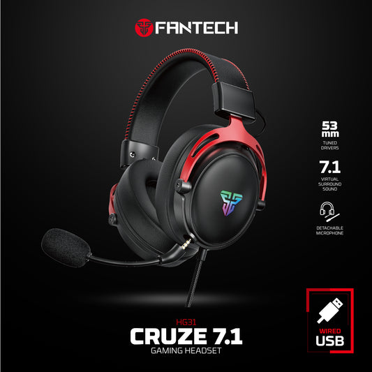 אוזניות גיימינג FANTECH HG31
