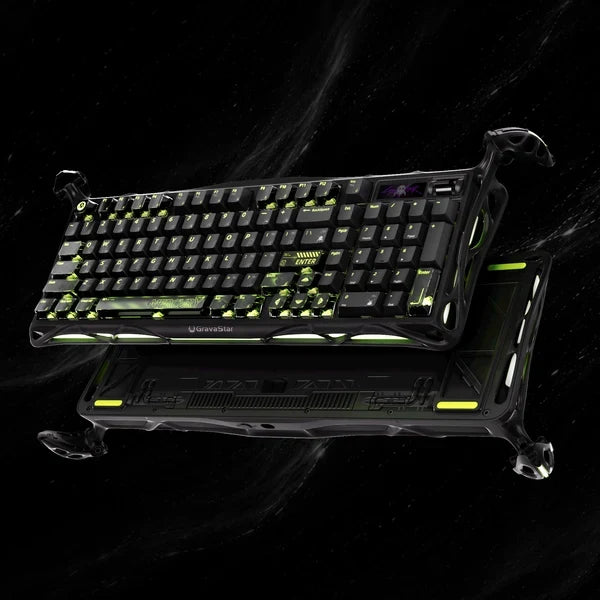 מקלדת גיימינג Gravastar Mercury K98 Pro - Phantom Black