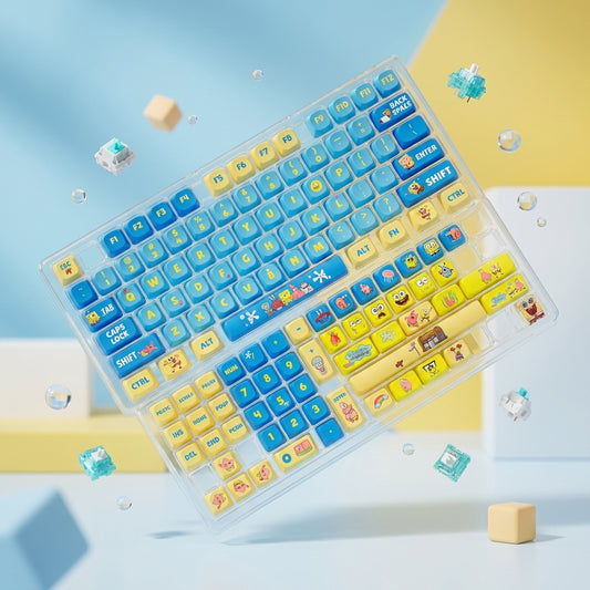 סט מקשים keycaps בובספוג